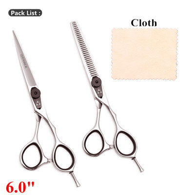 5.5 6 Škare za razrjeđivanje kose Profesionalne frizerske škare 440c Japanski čelični brijački škare Škare za šišanje 9015#
