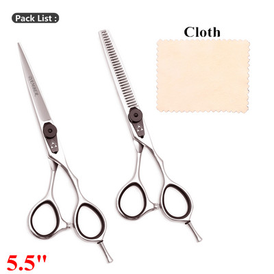 5.5 6 Škare za razrjeđivanje kose Profesionalne frizerske škare 440c Japanski čelični brijački škare Škare za šišanje 9015#