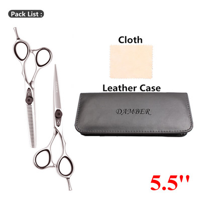 5.5 6 Škare za razrjeđivanje kose Profesionalne frizerske škare 440c Japanski čelični brijački škare Škare za šišanje 9015#