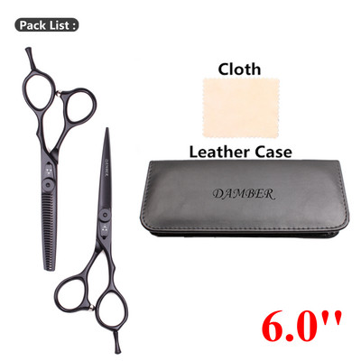 5.5 6 Škare za razrjeđivanje kose Profesionalne frizerske škare 440c Japanski čelični brijački škare Škare za šišanje 9015#
