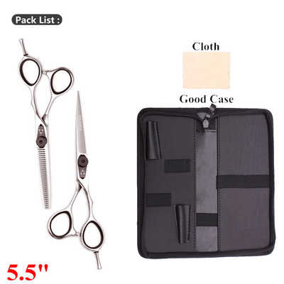 5.5 6 Škare za razrjeđivanje kose Profesionalne frizerske škare 440c Japanski čelični brijački škare Škare za šišanje 9015#