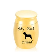 Moj najbolji prijatelj Moj dragi pas Urne za kremiranje, uspomena s pepelom, spomen mini urna Pogrebna urna Uspomena na ljudskog ljubimca s poklonom od baršunaste vrećice
