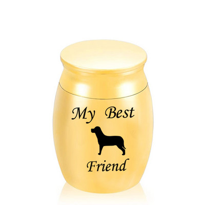 Moj najbolji prijatelj Moj dragi pas Urne za kremiranje, uspomena s pepelom, spomen mini urna Pogrebna urna Uspomena na ljudskog ljubimca s poklonom od baršunaste vrećice