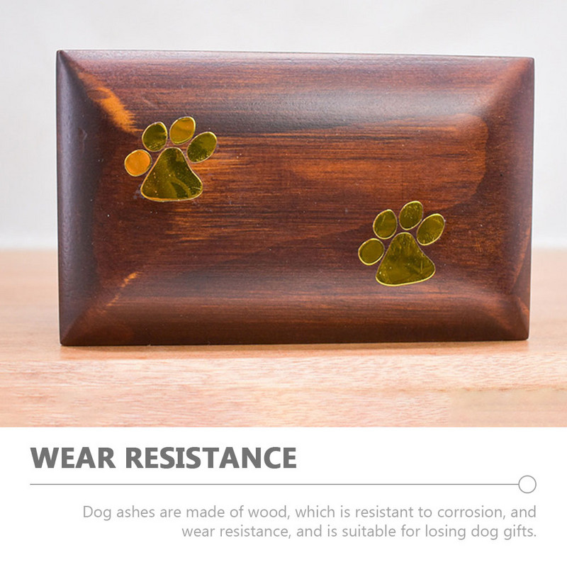 Urna na popol pre domáce zvieratá, domáca mačka, malá kompaktná, krásna, pre psa, retro štýl, praktická, keramická, drevená