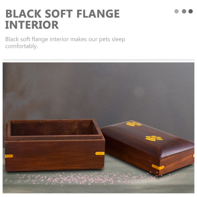 Urna na popol pre domáce zvieratá, domáca mačka, malá kompaktná, krásna, pre psa, retro štýl, praktická, keramická, drevená