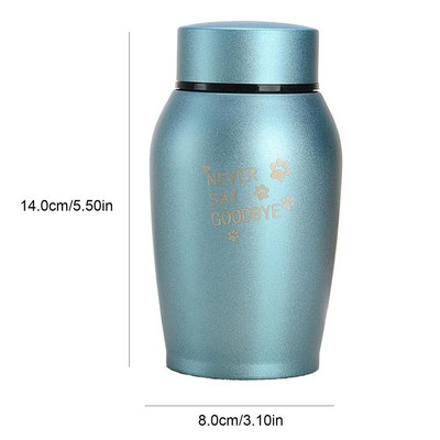 Meeste tuhastamise urnid roostevabast terasest väikesed mälestuspõletusurn, vastupidav metallist jagamine isiklik matuseurn lemmiklooma kassi koerale