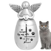 Naminių gyvūnėlių urna nerūdijančio plieno kremavimo urnos laidotuvių atminimo urnos kremavimo urnos memorialinis atminimo pakabukas stiklainis Mini kremavimo urnos