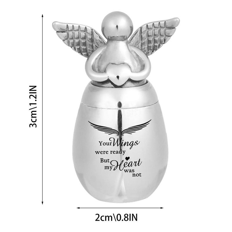 Naminių gyvūnėlių urna nerūdijančio plieno kremavimo urnos laidotuvių atminimo urnos kremavimo urnos memorialinis atminimo pakabukas stiklainis Mini kremavimo urnos