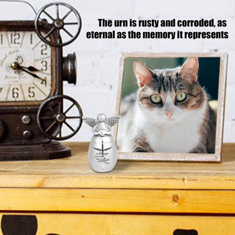 Naminių gyvūnėlių urnos šunims Pelenai Mažos urnos naminių gyvūnėlių pelenams Kremavimo urnos memorialinis atminimo pakabukas stiklainis Mini kremavimo urnos