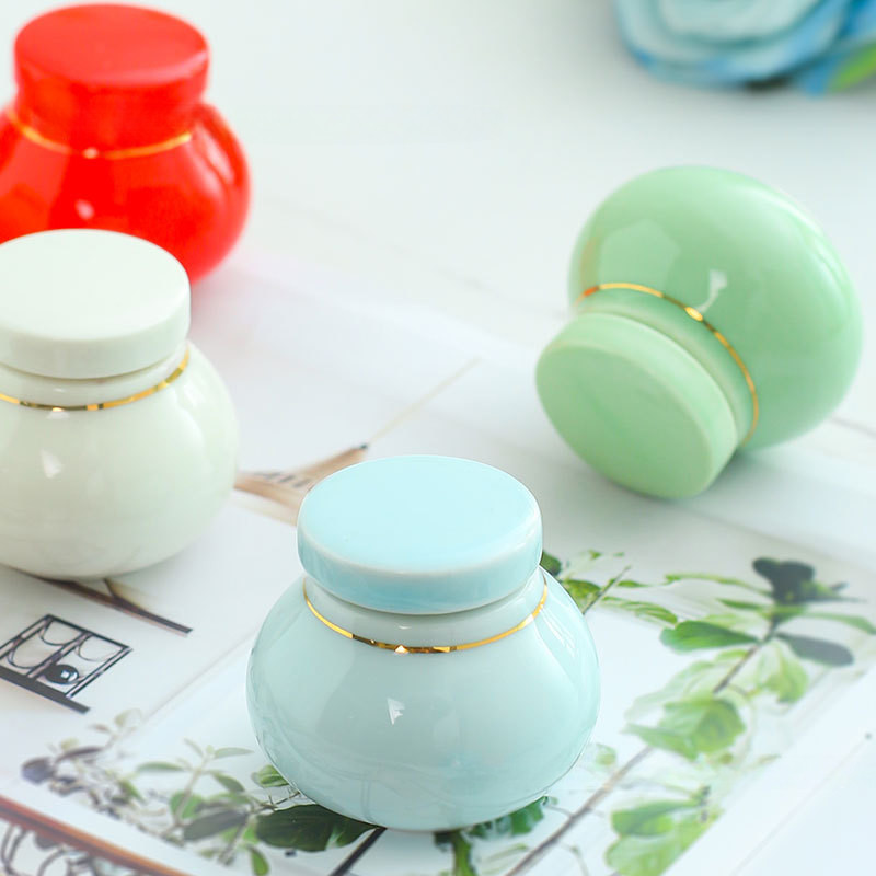 Macskaurna hamuért Kerámiák Hamuhamvasztás Emléktárgy Mini Urna emberi hamuért Személyre szabott emlékek Temetési Állatkoporsó