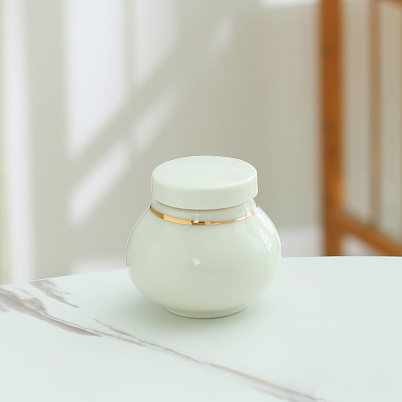 Macskaurna hamuért Kerámiák Hamuhamvasztás Emléktárgy Mini Urna emberi hamuért Személyre szabott emlékek Temetési Állatkoporsó