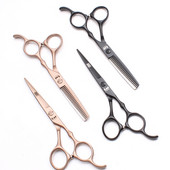 6.0 Škare za kosu 440C Japanski čelik, profesionalne frizerske škare za šišanje, stanjivanje, brijačke škare, set škara za šišanje