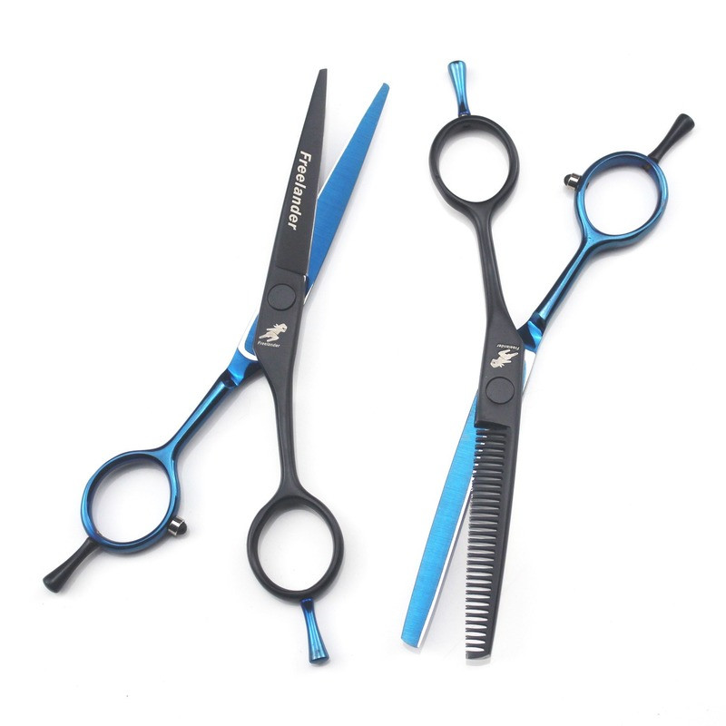 Jaapani originaal 5.5 Professionaalsed juuksuri käärid Harvendavad juuksuri kääride komplekt Juukselõikuskäärid Salongi Juuksekäärid