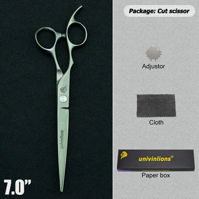 Ψαλίδι περιποίησης 7" για σκύλους κατοικίδιων ζώων Αριστερό κουρευτικό ψαλίδι γάτας Ψαλίδι ίσιο ψαλίδι Ζώα κουρευτική μηχανή κοπής αριστερό ψαλίδι