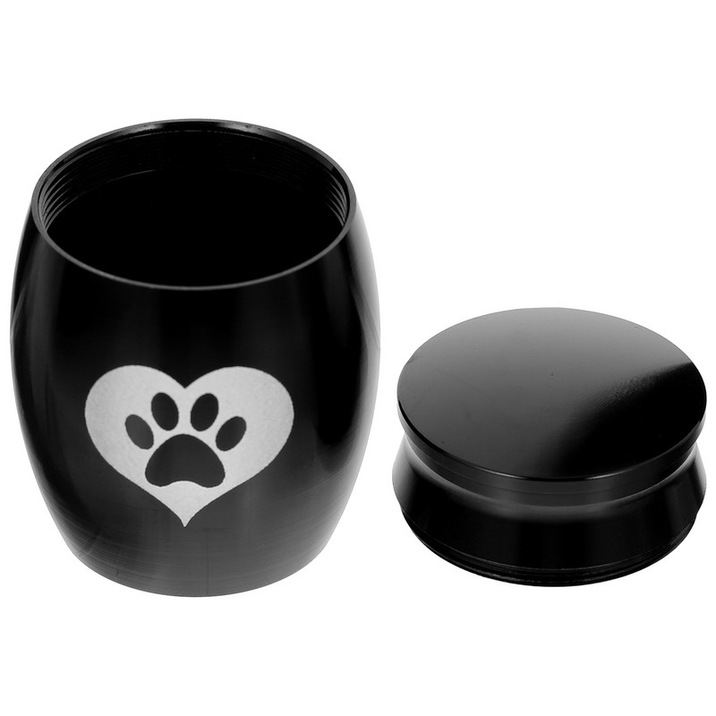 Lemmiklooma urni kassitarvikud roostevabast terasest koera kauni mustriga urnid meeldejäävad õrnad hoidikud Minitarvikud