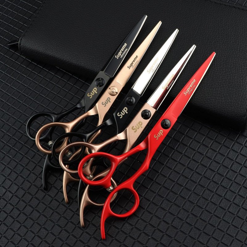 6" japán VG10 éles divat olló hajvágáshoz Damaszkusz Professzionális fodrász olló fodrász kellékekhez