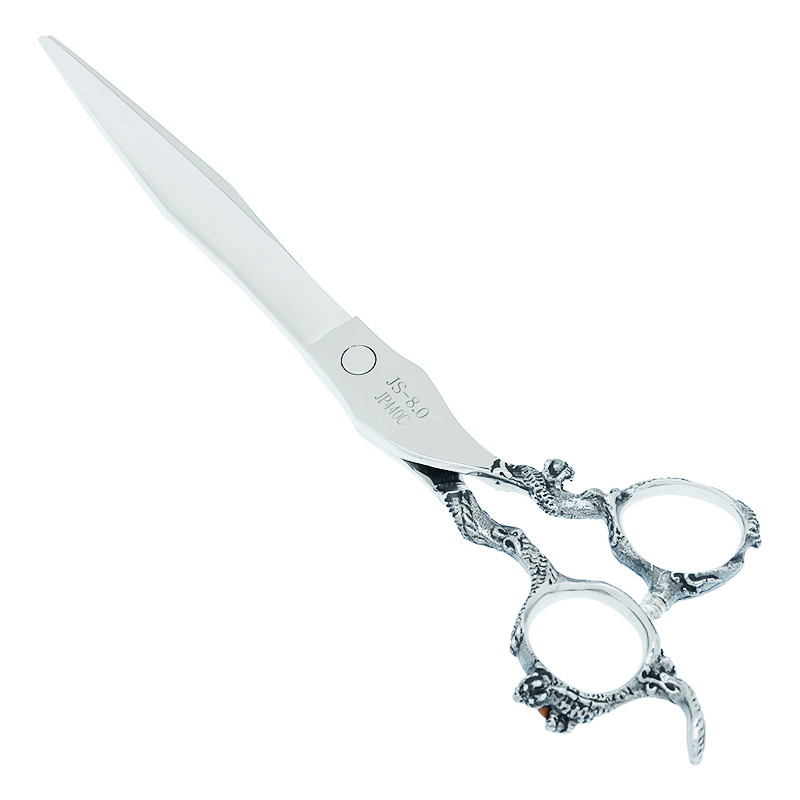 Purple Dragon 8 inch Foarfece pentru tăierea animalelor de companie 9CR Japan Steel Foarfece profesionale pentru îngrijirea câinilor Unelte pentru tunsoare pentru animale B0065B