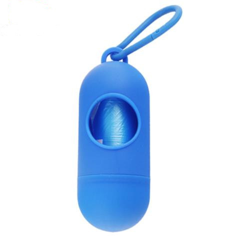 Kisállat tisztító szemetes doboz kutya kakaó gombóc tabletta adagoló hordozható táska tartály