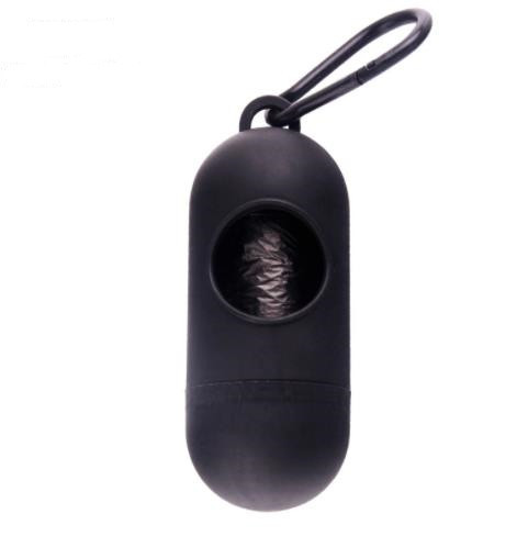 Kisállat tisztító szemetes doboz kutya kakaó gombóc tabletta adagoló hordozható táska tartály