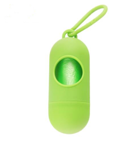 Kisállat tisztító szemetes doboz kutya kakaó gombóc tabletta adagoló hordozható táska tartály