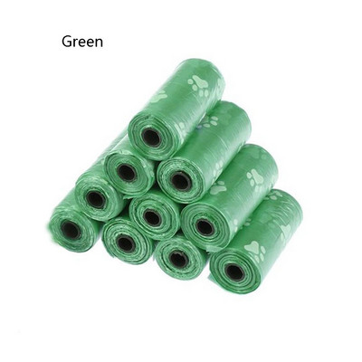 5 rola sa oznakom kandže, skupljač smeća, vreća za izmet, jednokratna vrećica za štene, mačku, malu rolu, čista oprema za kućne ljubimce