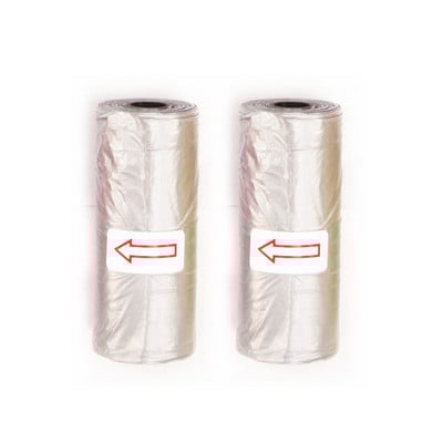 5-15 rullis lemmikloomakaka kotid Ühekordseks kasutamiseks mõeldud koerajäätmete koguja prügi kutsikas käpajälgedega kakaekott Väikesed rullid õues puhas