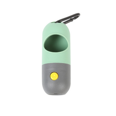 Αποικοδομήσιμο Dog Poop Dog Dispenser Φως LED Θήκη για σακούλες απορριμμάτων Σετ τσάντες για σκουπίδια σκυλιά Καθαρά αξεσουάρ