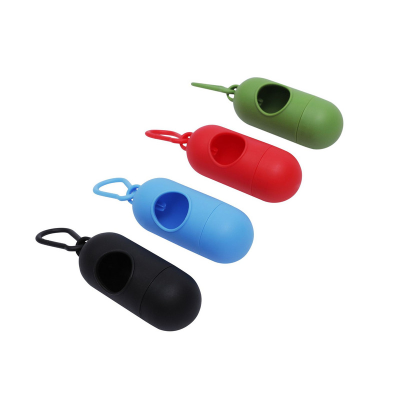 Skystas šunų išmatų maišelių dozatorius LED lemputė šiukšlių maišų laikikliai dalytuvai išmatų maišelių rinkinys šunims šiukšlių naminiams gyvūnėliams valymo priedai