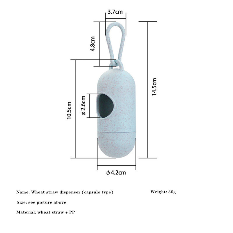 Modni dozator vrećica za izmet pasa kućnog ljubimca Držač za otpad Držač za smeće Dispenzeri Set vrećica za izmet Kućni ljubimci Psi Čišćenje smeća Igračke za pse