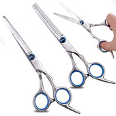 Professzionális fodrász olló Vágó vékonyító olló rozsdamentes acél 6 hüvelykes kiváló minőségű normál lapos fogas fodrász olló