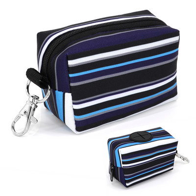 Nylon kutyakaki táska tartó Protable kutyák macska szemetes zacskó adagoló kültéri kisállat uzsonnás zacskók kutyáknak macskák háziállatok szemeteszsákok