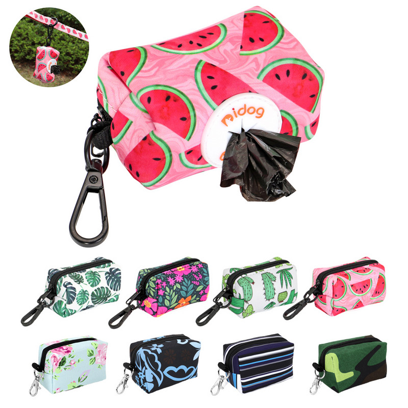 Nylon kutyakaki táska tartó Protable kutyák macska szemetes zacskó adagoló kültéri kisállat uzsonnás zacskók kutyáknak macskák háziállatok szemeteszsákok
