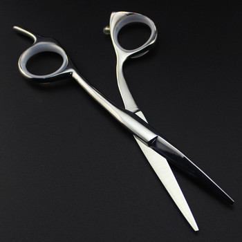 професионална Япония 440c 5/5.5/6 \'\' Silver cut ножици за подстригване прическа бръснар makas ножици за подстригване Фризьорски ножици