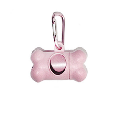 1 db új kisállat kutya kaki táska csont alakú adagoló hulladék szemétszállító tartó adagoló kakizsák háziállat kutyák szemét tisztító eszköz