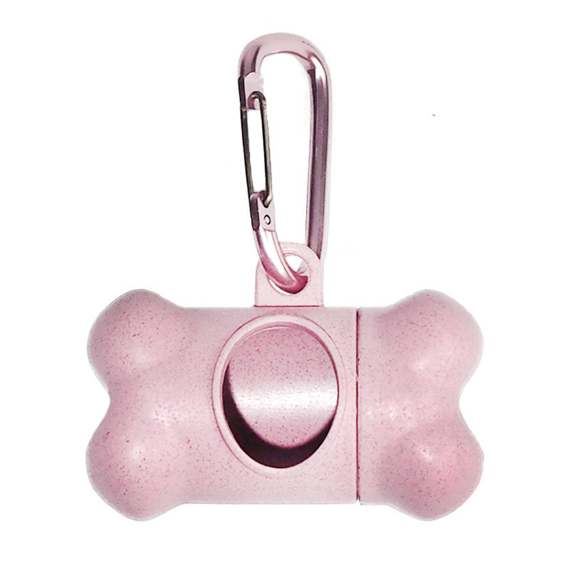 1 db új kisállat kutya kaki táska csont alakú adagoló hulladék szemétszállító tartó adagoló kakizsák háziállat kutyák szemét tisztító eszköz