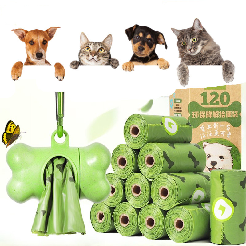 1 db új kisállat kutya kaki táska csont alakú adagoló hulladék szemétszállító tartó adagoló kakizsák háziállat kutyák szemét tisztító eszköz