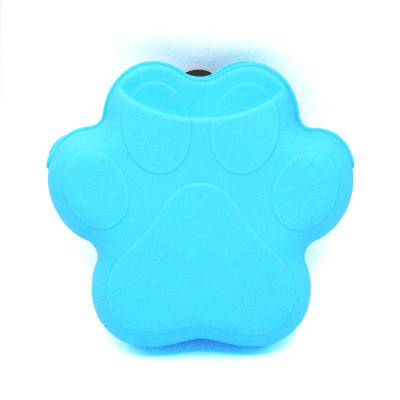 Hordozható szilikon kisállat etetőtáska kisállatkiképző deréktáska kisállat csemege táska kutya kellékek aranyos kutya mancs alakú kutyatáska kisállat hátizsák