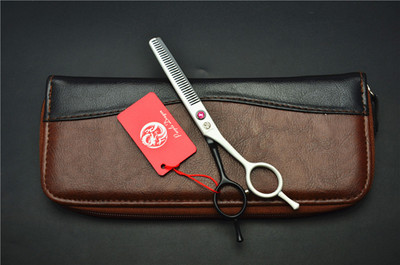 5,5 hüvelykes 440C Japán Professzionális emberi hajolló fodrászat vágóolló vékonyító olló hajformázó eszköz