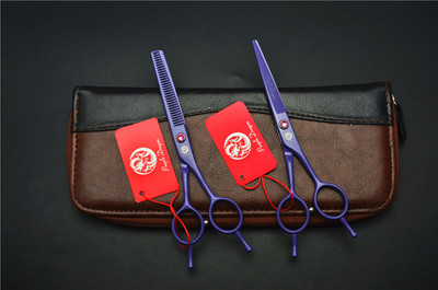 5,5 hüvelykes 440C Japán Professzionális emberi hajolló fodrászat vágóolló vékonyító olló hajformázó eszköz