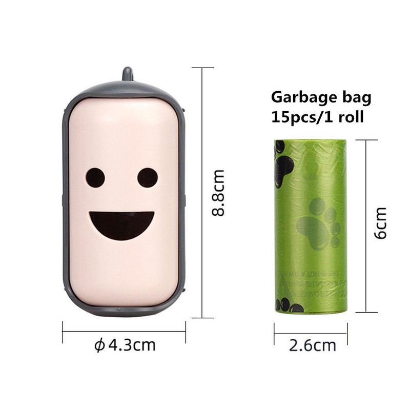 Nauji naminių gyvūnėlių reikmenys Drobiniai šiukšlių maišai išmatų maišelių dalytuvas Nešiojamas šunų išmatų atliekų maišelio laikiklis lauke šuniuko katės paėmimo organizatorius