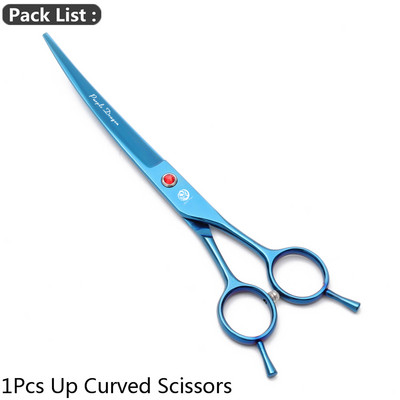 Zakrivljene škare za kućne ljubimce Purple Dragon 8" 22,5 cm JP Škare za šišanje pasa od nehrđajućeg čelika Zakrivljene škare za životinje gore i dolje 4003# Škare za kućne ljubimce