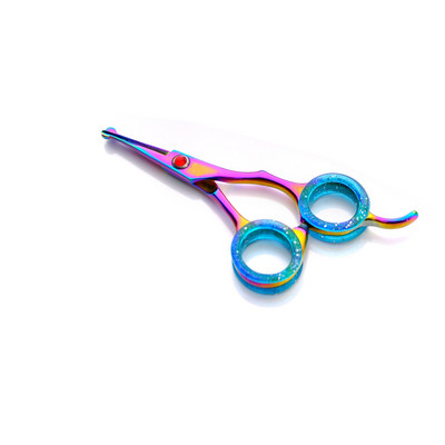 naminių gyvūnėlių žirklės šunų kirpimo žirklės pjaustytos apvalios galvutės Saugios ir saugios gyvūnų priežiūros žirklės katėms lenktos gyvūnų priežiūros žirklės 5,5 6,5 colio