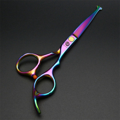 Ljubičasti zmaj 6 inča Dječje škare Sigurnosne zaobljene šiške za kosu za djecu Stare osobe Sprječavanje ogrebotina Salon brijačke škare