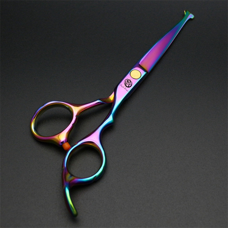 Ljubičasti zmaj 6 inča Dječje škare Sigurnosne zaobljene šiške za kosu za djecu Stare osobe Sprječavanje ogrebotina Salon brijačke škare