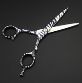 5,5" zebras japoniškas plaukų kirpimo žirklės kirpimo plaukų žirklės kirpyklos žirklės keraminis 440C profesionalus kirpėjas skustuvo krašto kirpimas