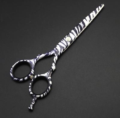 5,5" zebras japoniškas plaukų kirpimo žirklės kirpimo plaukų žirklės kirpyklos žirklės keraminis 440C profesionalus kirpėjas skustuvo krašto kirpimas