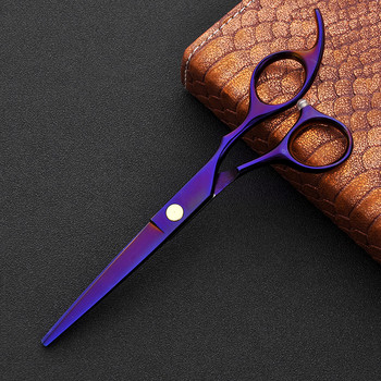 2 бр. Japan 440c Ножици за коса за фризьорски салон Консумативи за бръснарница Титаниеви професионални фризьорски ножици за подстригване