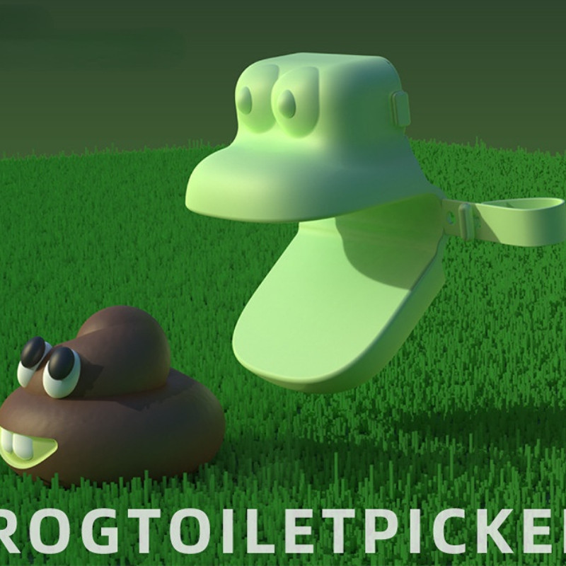 Šunų reikmenys naminių gyvūnėlių reikmenys Varlės formos nešiojamas šunų mėšlo rinktuvas Šiukšlių rinktuvas Lauko valymo priemonės naminiams gyvūnėliams Išmatos