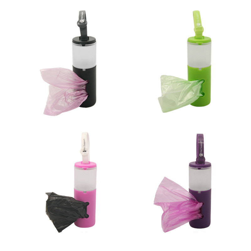 Uus koerakakakoti kandja kaasaskantav lemmikloomade prügikoti jaotur Luksuslik stiilne koerte prügihoidja jaoturid puhastusvahendid