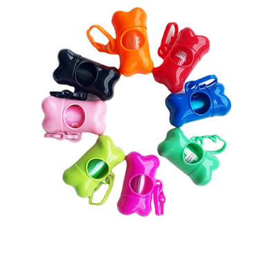 Naminių gyvūnėlių šunų išmatų maišeliai Šunų maišų kaulų laikiklis Biologiškai skaidžių atliekų maišelis šunų šunų išmatų rinkimo dozatorius lauko valymo reikmenys